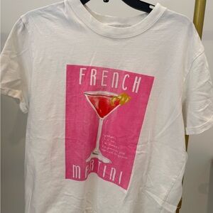 Wildfox White French Martini Tee